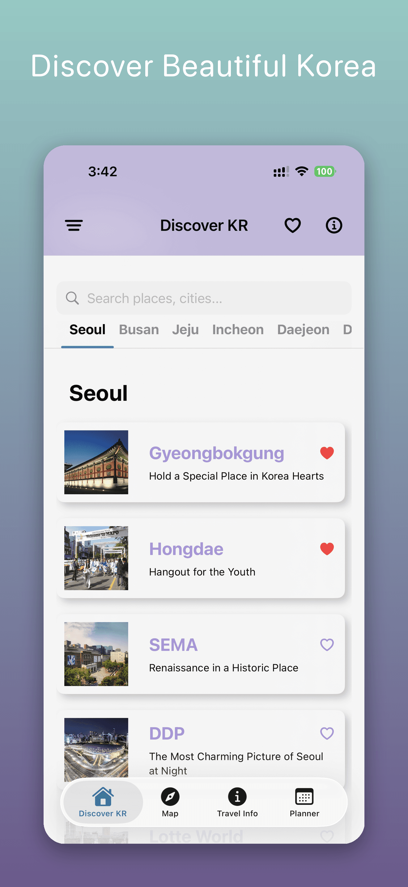 Discover beautiful Korea — curated attractions