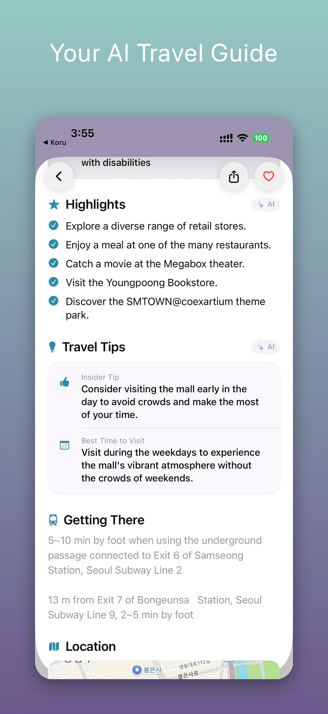 Your on-device AI travel guide