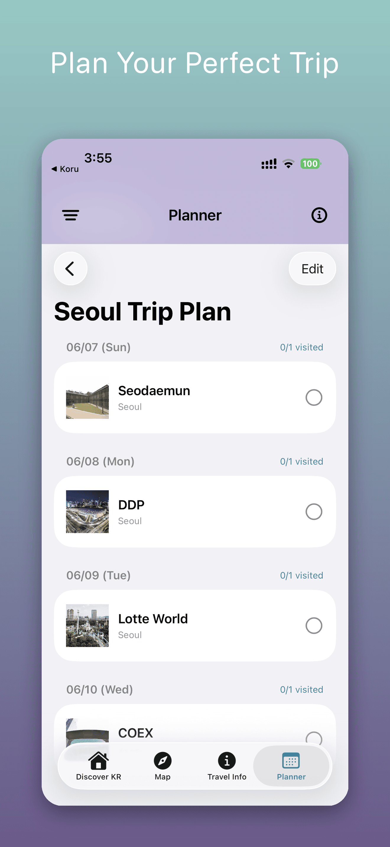 Plan your perfect trip itinerary